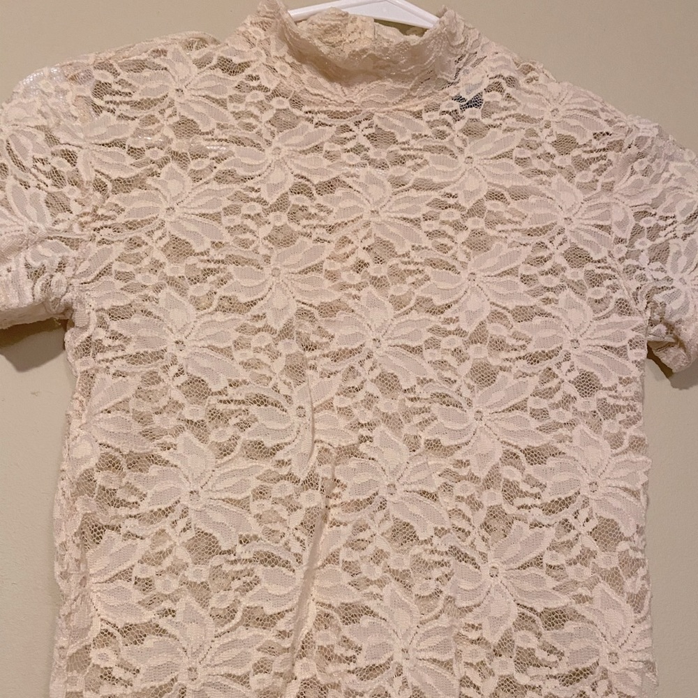 Forever 21 Sheer Crop Top